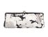 Floral Print Frame Clutch, back view
